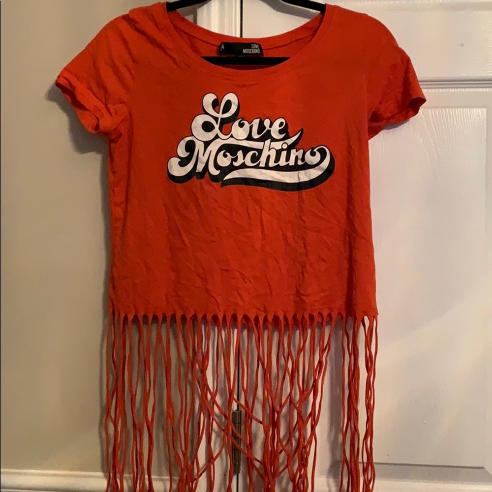 Love Moschino crop top